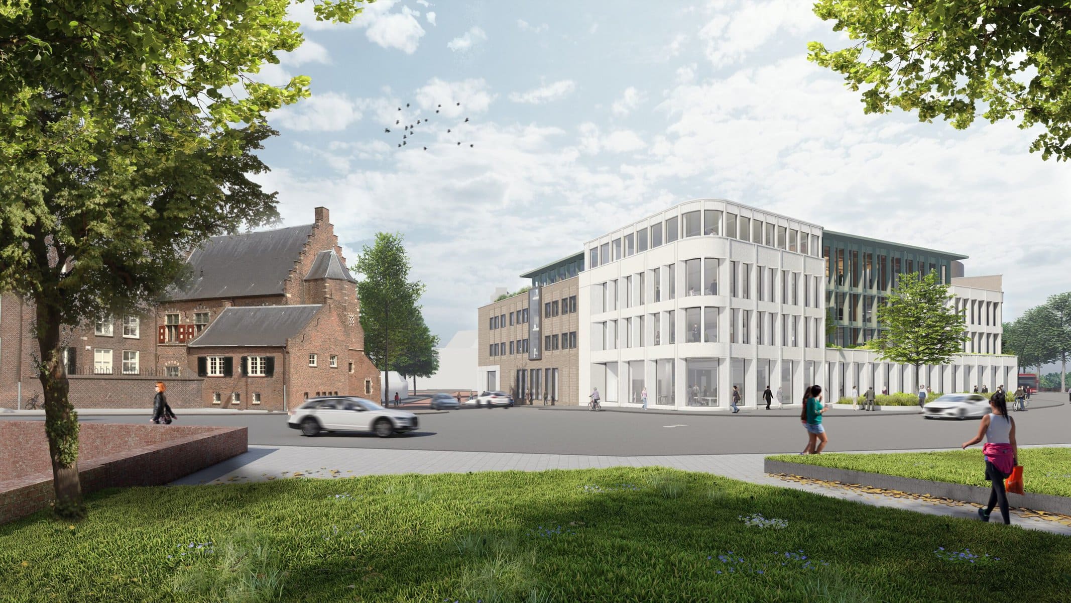 NT-ST-96-04 Perspectief kruispunt Zuidwal