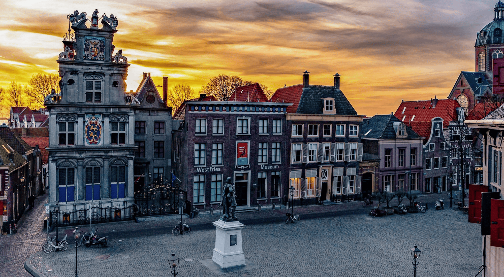 Header op pagina website